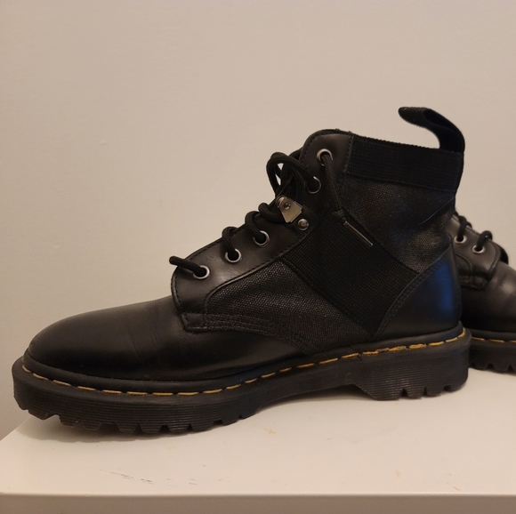 Doc Martens Beam lace up boot in black Size 7 Men canvas leather boot - Picture 4 of 6